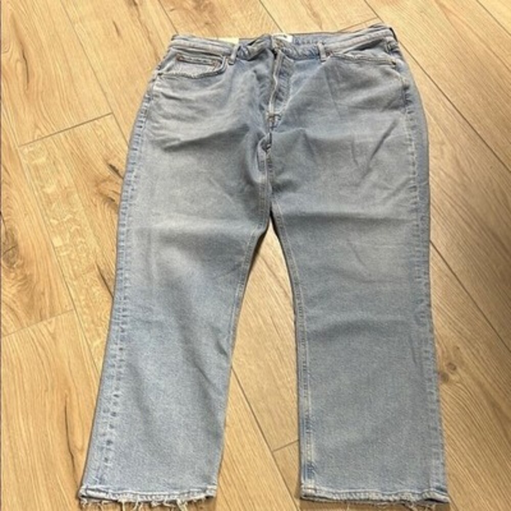 AGOLDE Riley long high rise straight jeans